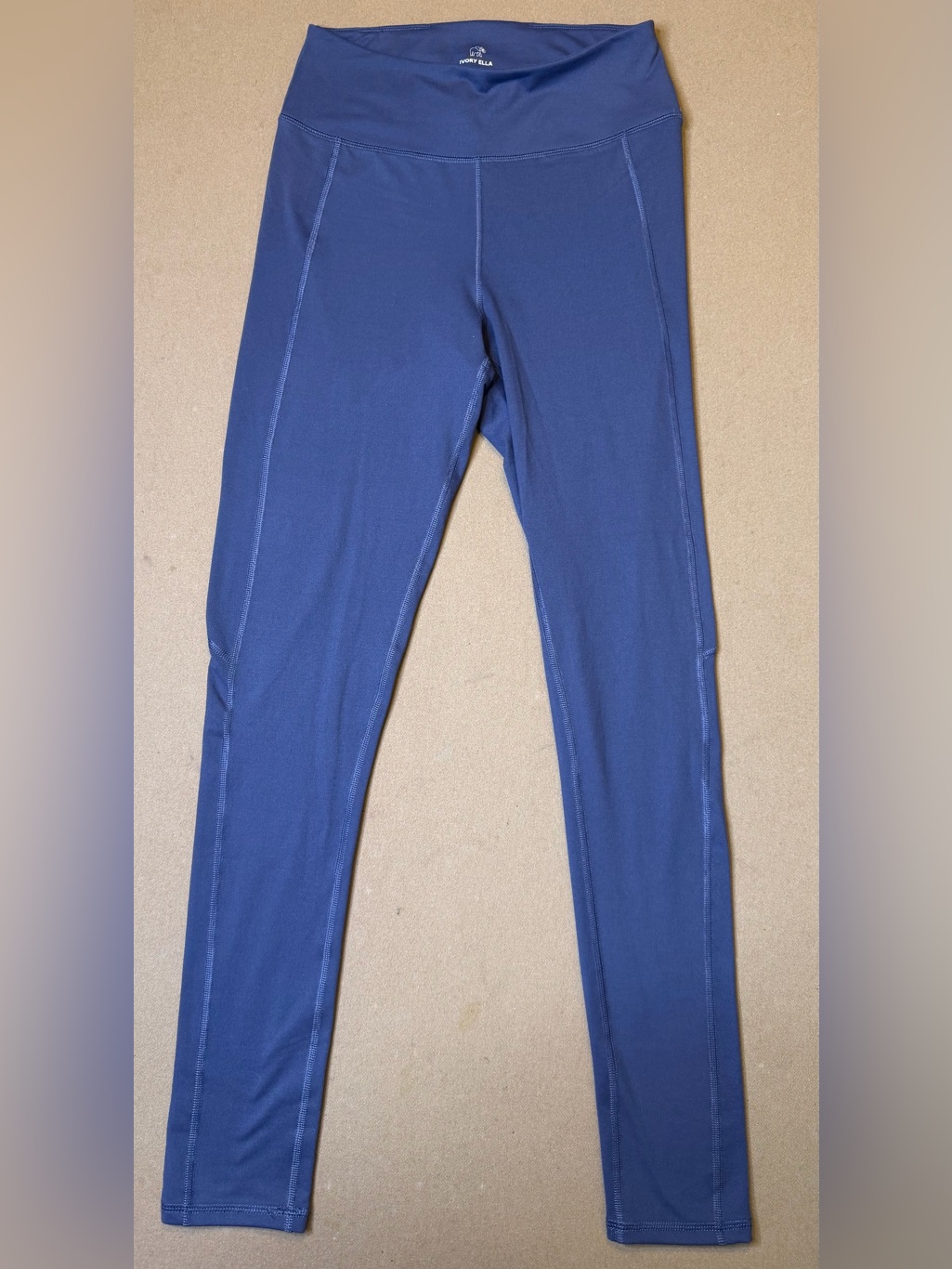 Ivory Ella Navy Women’s High-Waist Leggings